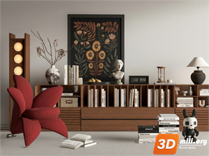 Bookcase Skp Files